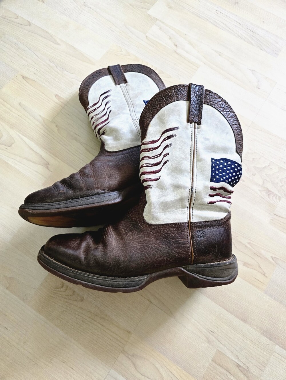 Durango 12" Flag Embroidery Size 12 Wide
